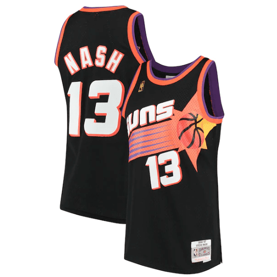 Best Replica STEVE NASH PHOENIX SUNS THROWBACK JERSEY - Colareps