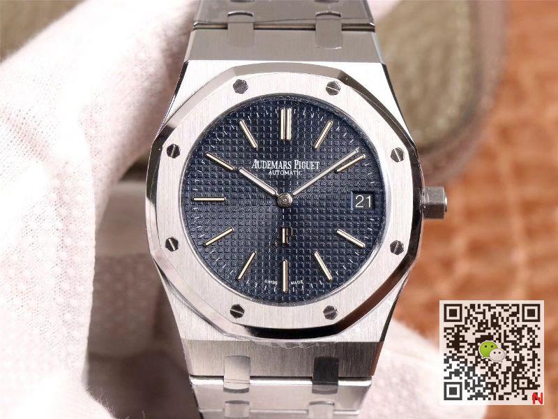 Best Replica Replica Audemars Piguet Royal Oak 15202ST.OO.1240ST.01 Slim 1:1 Best Edition XF Factory Blue Dial Swiss Cal.2121 - Colareps