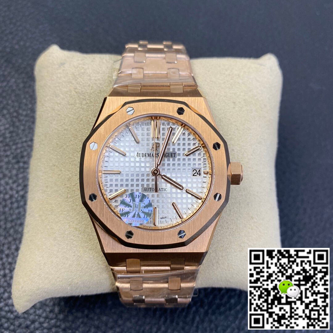Best Replica Replica Audemars Piguet Royal Oak 15450OR.OO.1256OR.01 1:1 Best Edition JF Factory Rose Gold - Colareps