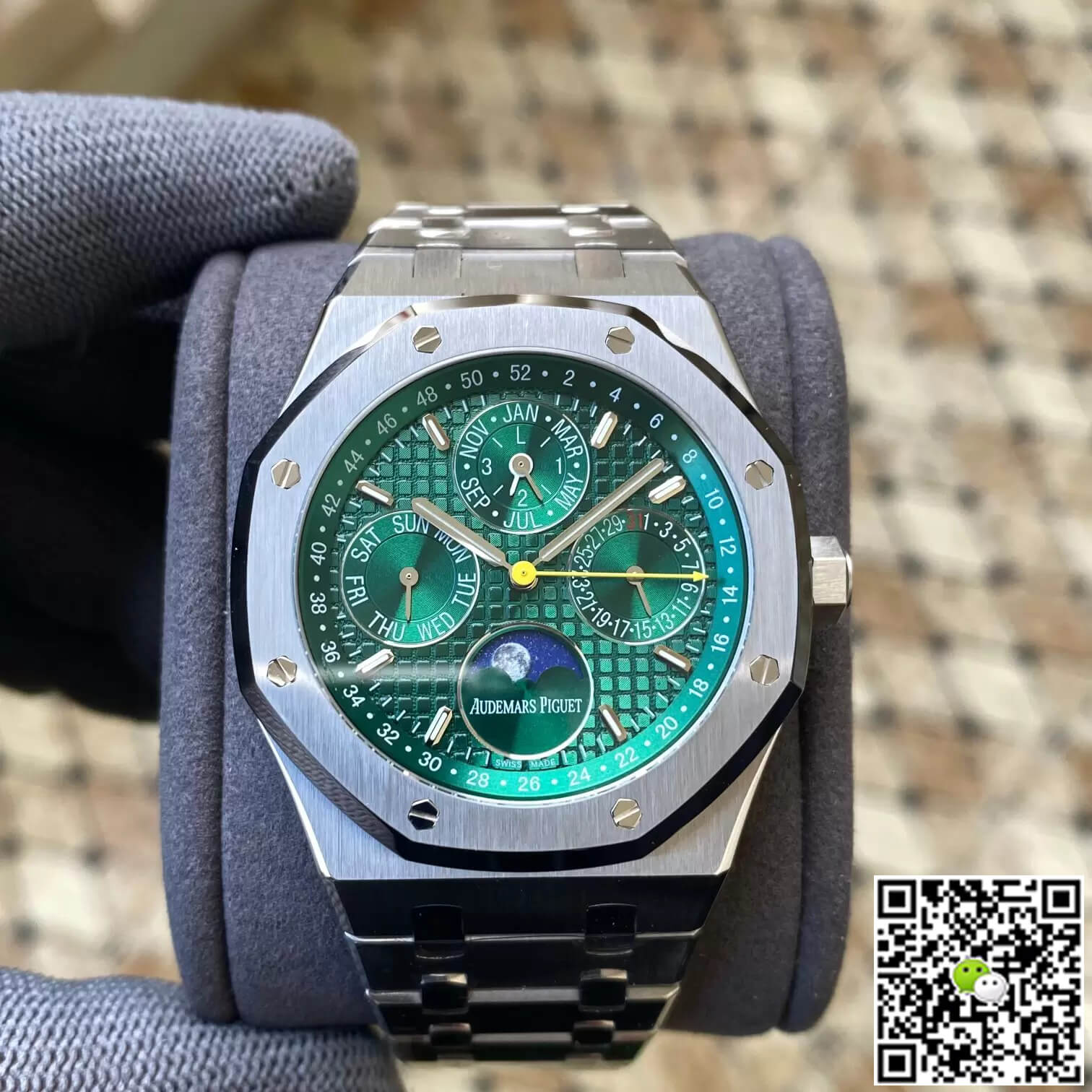 Best Replica Replica Audemars Piguet Royal Oak 26606ST.OO.1220ST.01 1:1 Best Edition APS Factory Green Dial - Colareps
