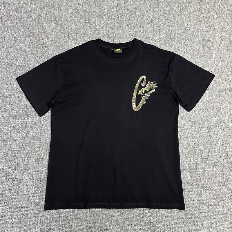 Best Replica Large character print on the front and back tee 2 colors - Colareps
