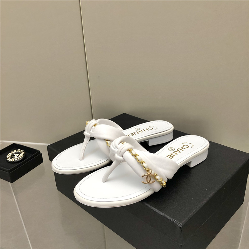 Best Replica chanel chain flat sandals - Colareps