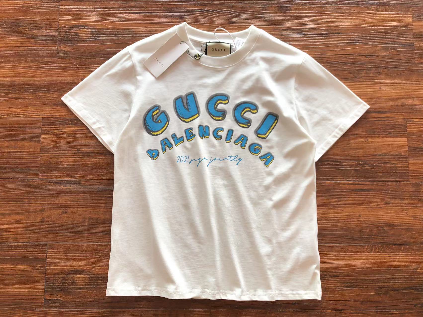 Best Replica Gucci x Balenciaga T-shirt - Colareps