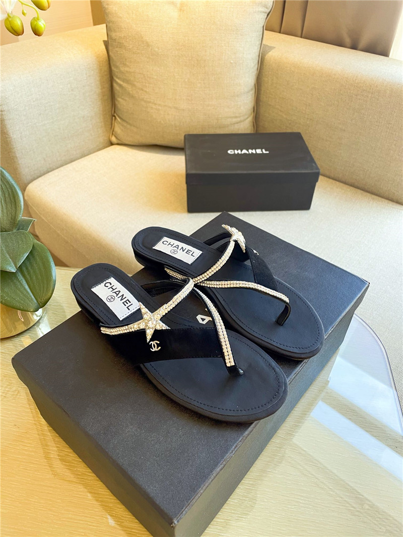 Best Replica Chanel Flat Dupes slippers - Colareps