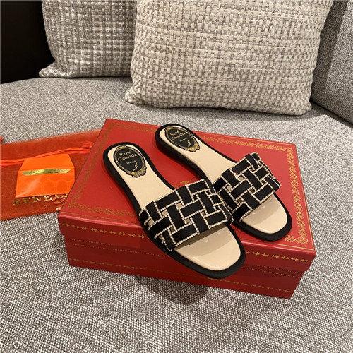 Best Replica rene caovilla flat slippers - Colareps