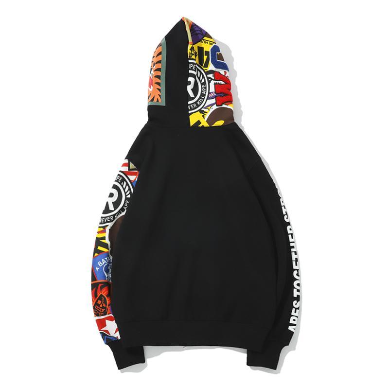 Best Replica Bape Full Zip Color Hoodie - Colareps