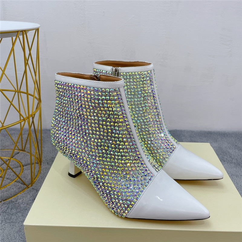 Best Replica jimmy choo pointed drill booties - Colareps