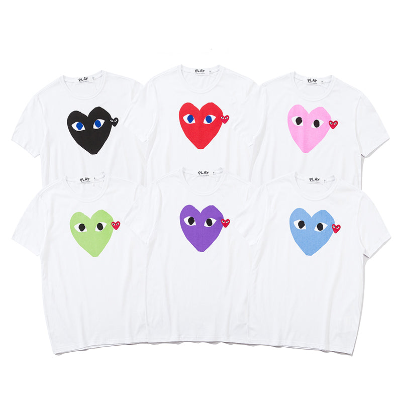 Best Replica Comme Des Garcons Play Double Heart T Shirt 2303 - Colareps