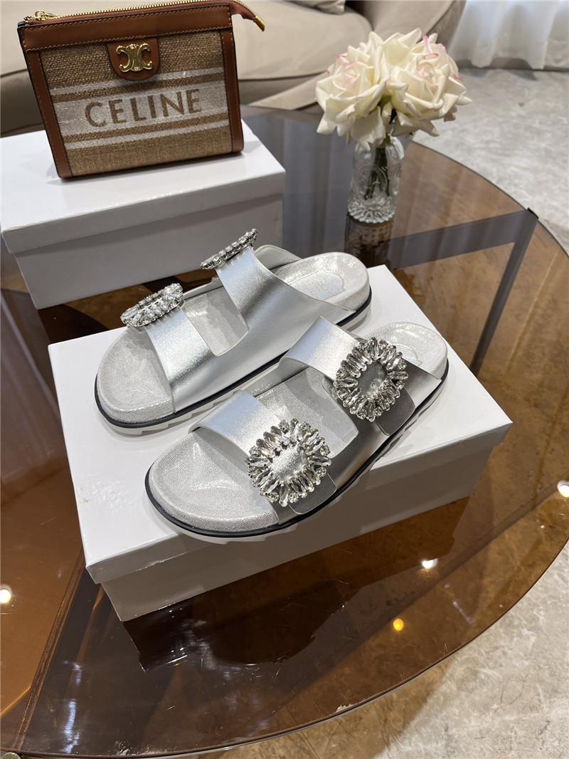 Best Replica Roger vivier new rhinestone buckle sandals - Colareps
