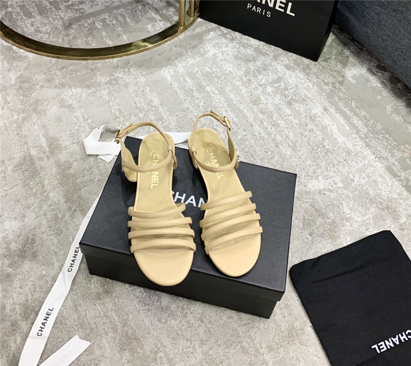 Best Replica chanel logo sandals - Colareps