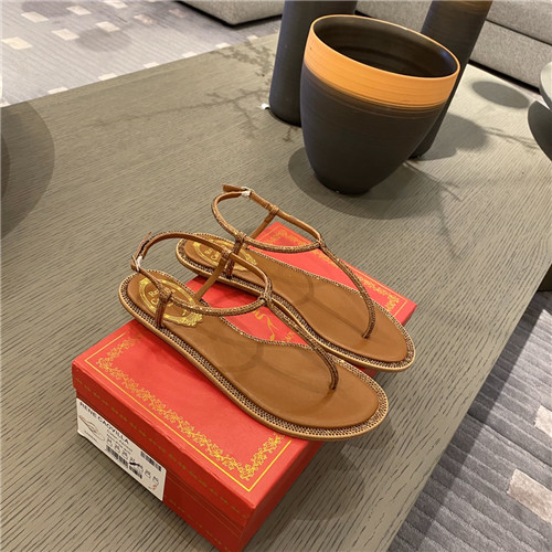 Best Replica rene caovilla flat sandals - Colareps