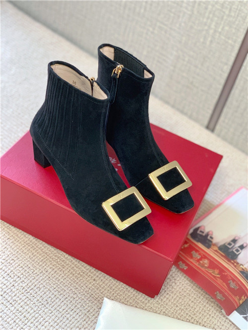 Best Replica roger vivier belle vivier suede boots - Colareps
