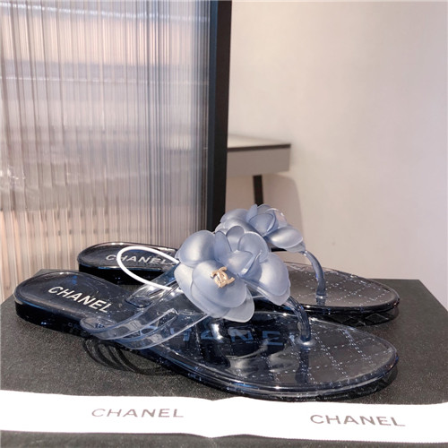 Best Replica Chanel Flat Dupes transparent sandals - Colareps