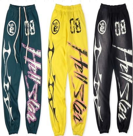 Best Replica 1:1 quality version Half face corrugated sweatpants 3 colors - Colareps