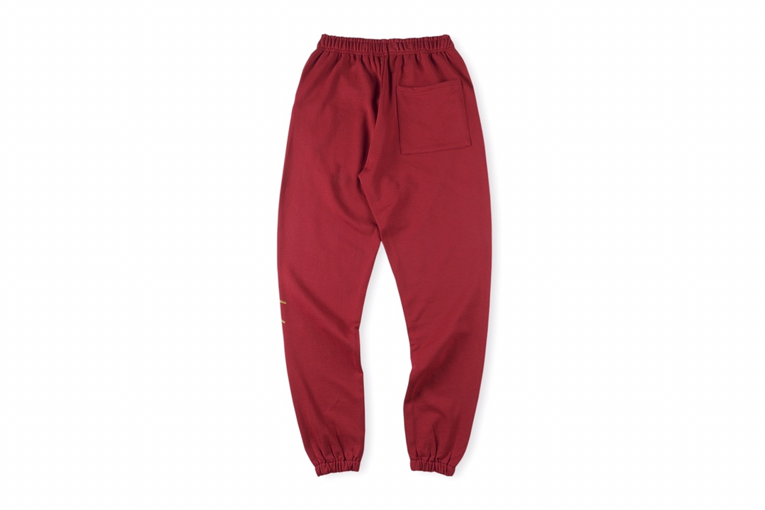 Best Replica Stamping spider web starburst big red foam printed sweatpants - Colareps