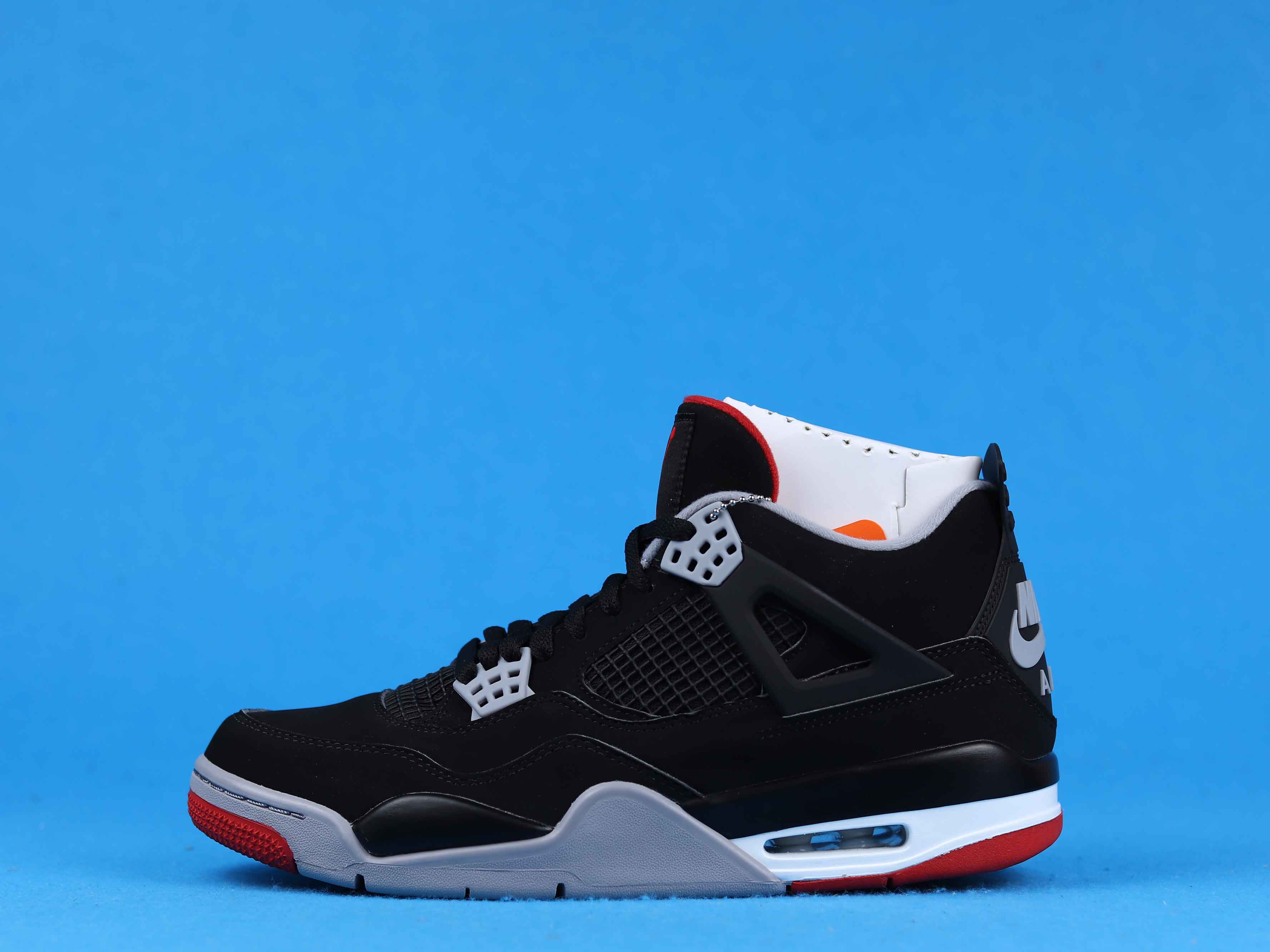 Best Replica Air Jordan 4 Bred Extended Size - Colareps