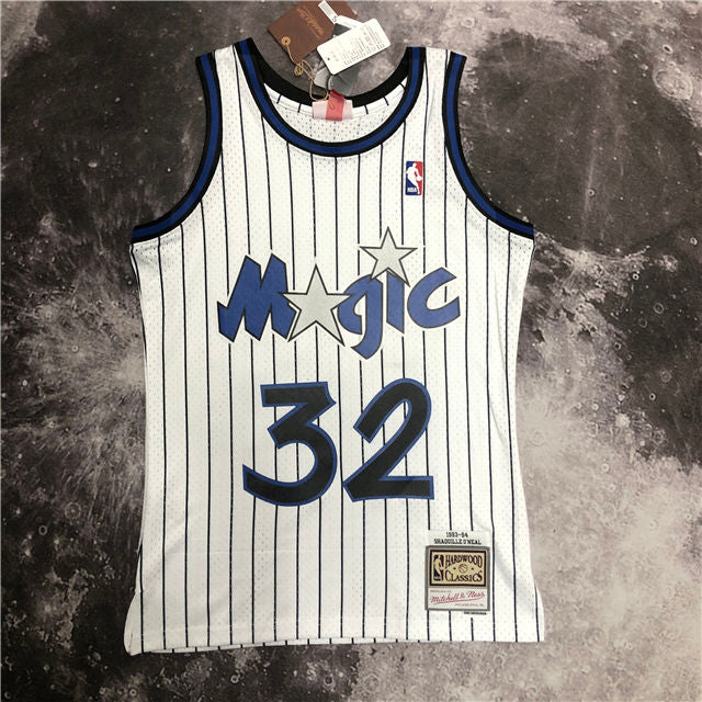 Best Replica SHAQUILLE O'NEAL ORLANDO MAGIC THROWBACK JERSEY (HEAT APPLIED) - Colareps