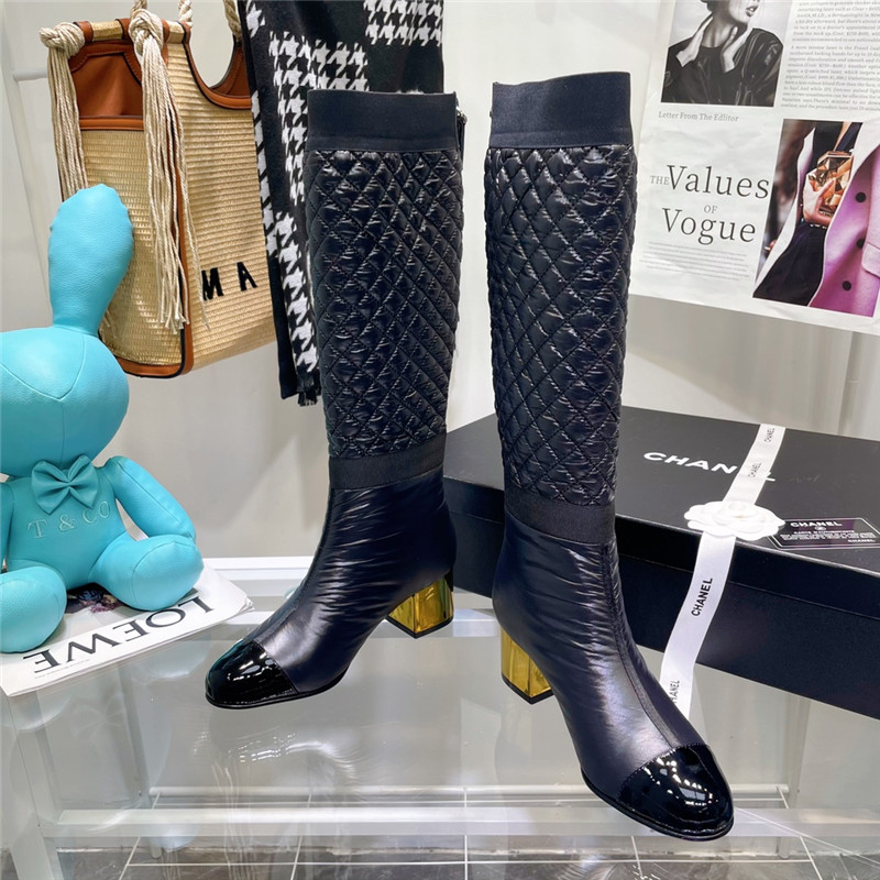 Best Replica chanel down long boots - Colareps