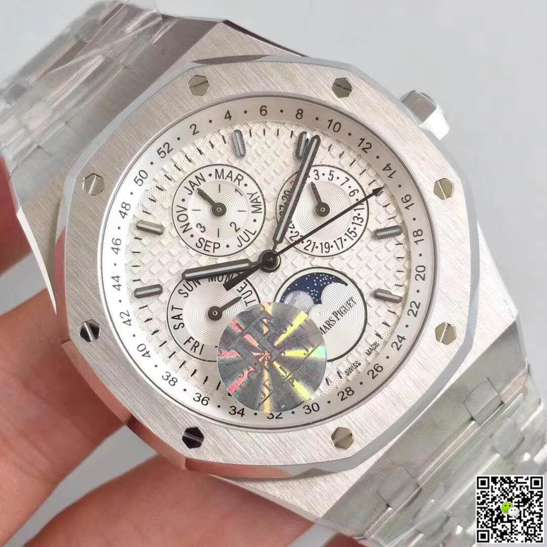 Best Replica Replica Audemars Piguet Royal Oak Perpetual Calendar 41 26574ST.OO.1220ST.01 JF Factory 1:1 Best Edition Swiss ETA5134 - Colareps