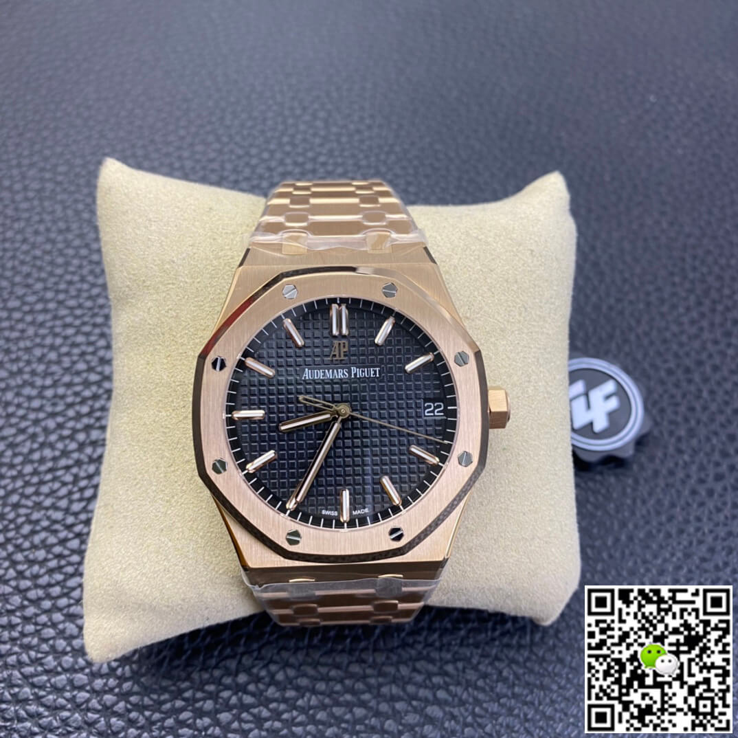 Best Replica Replica Audemars Piguet Royal Oak 15500OR.OO.1220OR.01 1:1 Best Edition ZF Factory Black Dial - Colareps