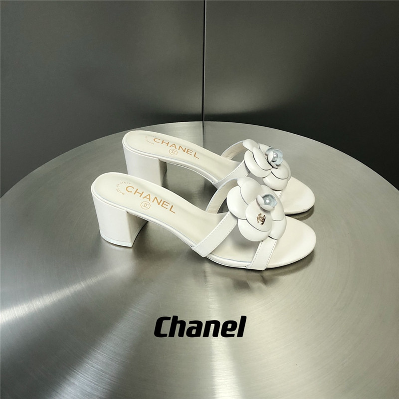 Best Replica chanel camellia slippers sandals - Colareps