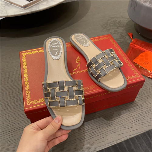 Best Replica rene caovilla flat slippers - Colareps