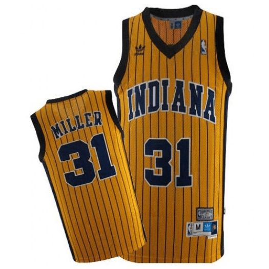 Best Replica REGGIE MILLER INDIANA PACERS THROWBACK JERSEY - Colareps