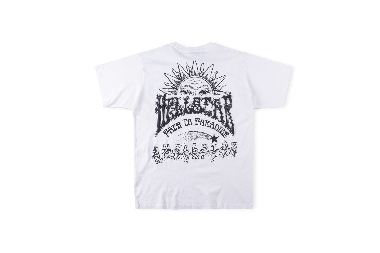 Best Replica HellStar Replica Rotating letters bear swirl tee - Colareps