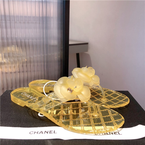 Best Replica Chanel Flat Dupes transparent sandals - Colareps