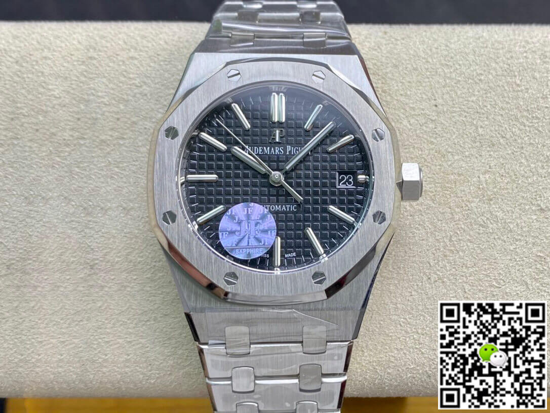 Best Replica Replica Audemars Piguet Royal Oak 15450 1:1 Best Edition JF Factory Black Dial - Colareps
