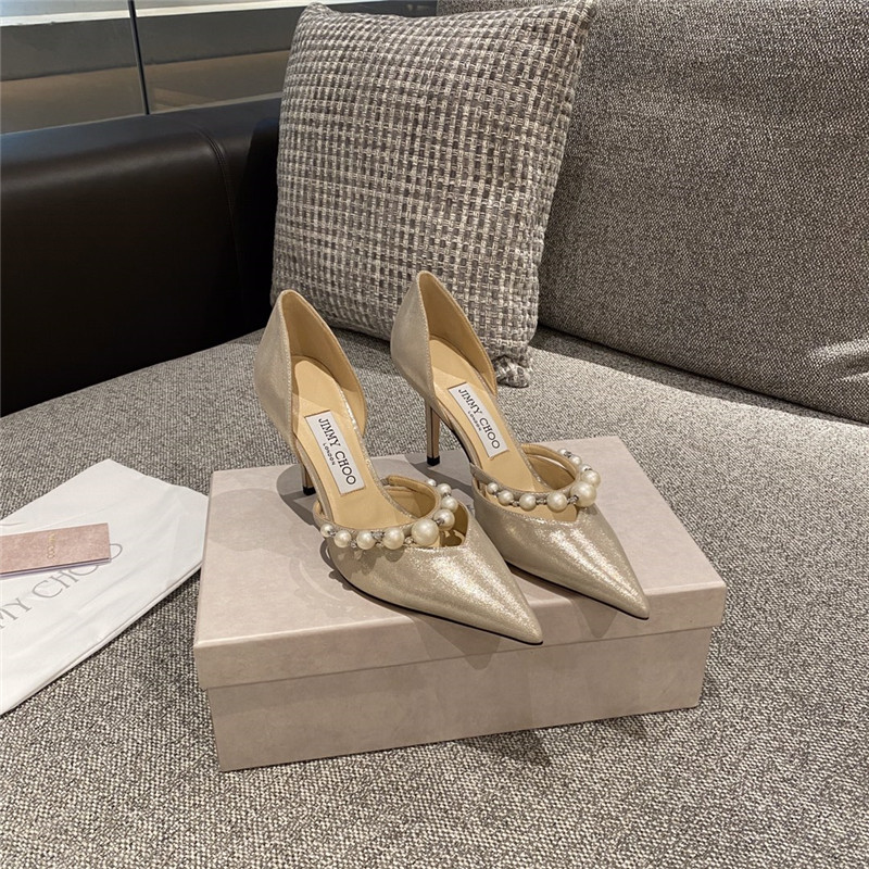 Best Replica jimmy choo high heel pearl sandals - Colareps