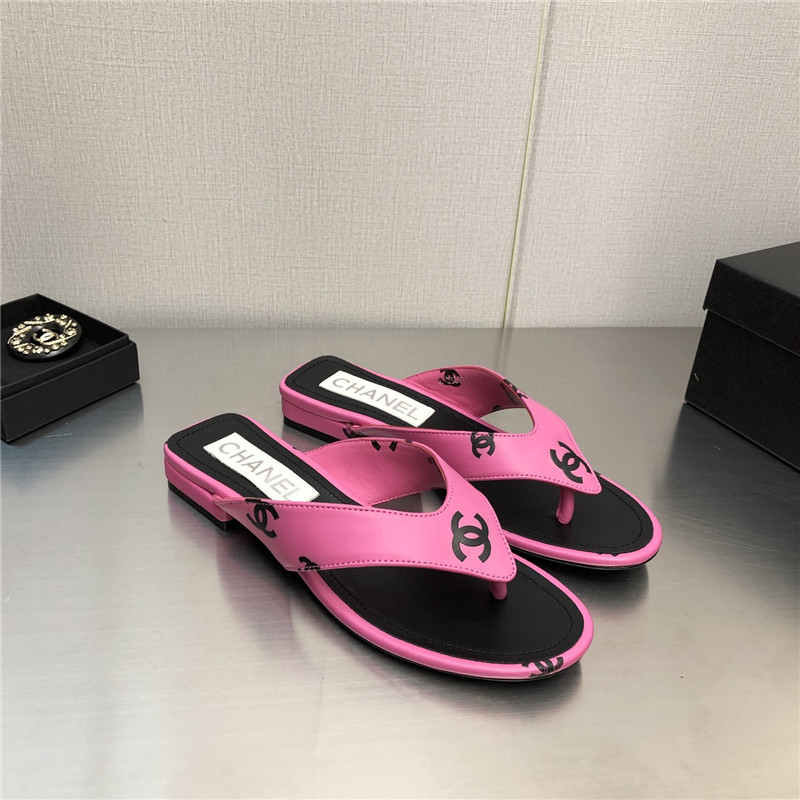 Best Replica chanel logo slippers womens - Colareps