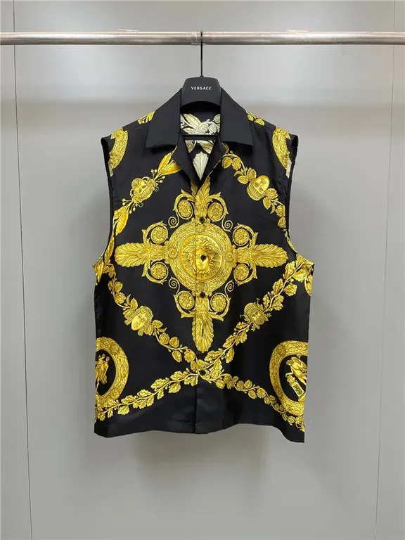 Best Replica 2023ss Versace Pure Silk Shirt - Colareps