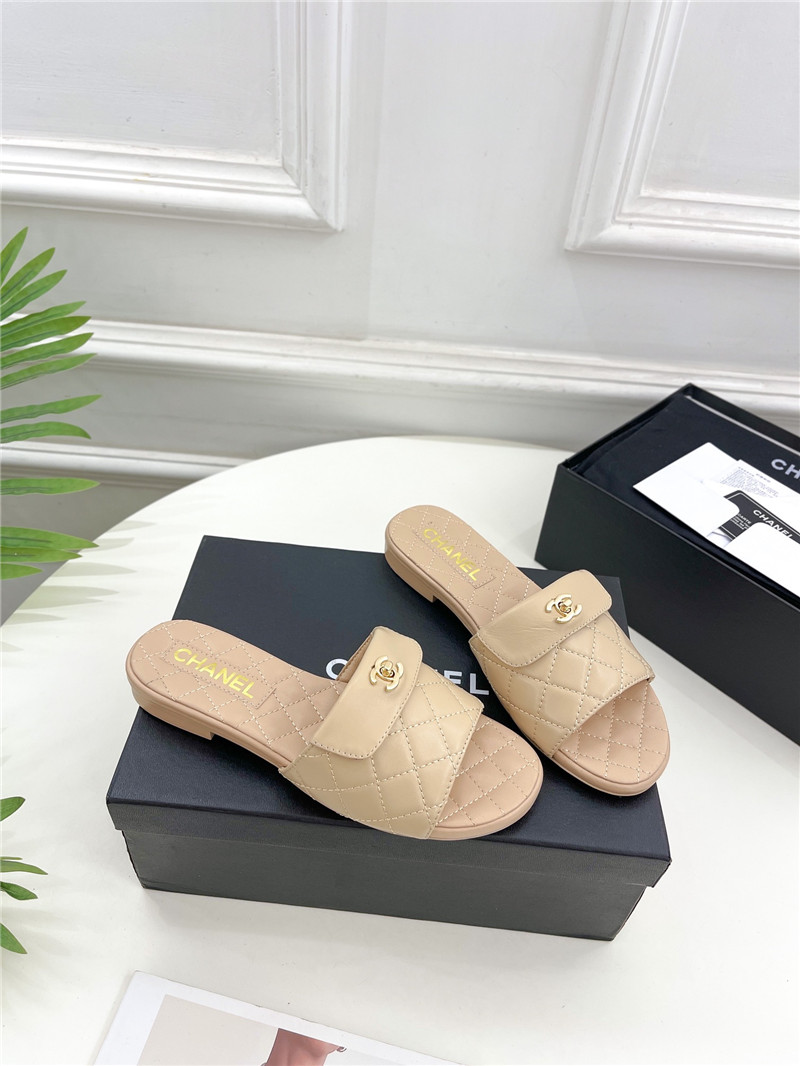 Best Replica Chanel counter classic double C buckle slippers - Colareps