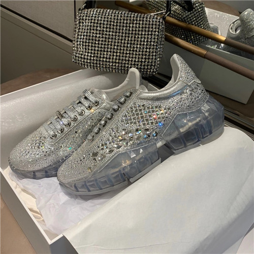 Best Replica Jimmy choo crystal sneakers - Colareps