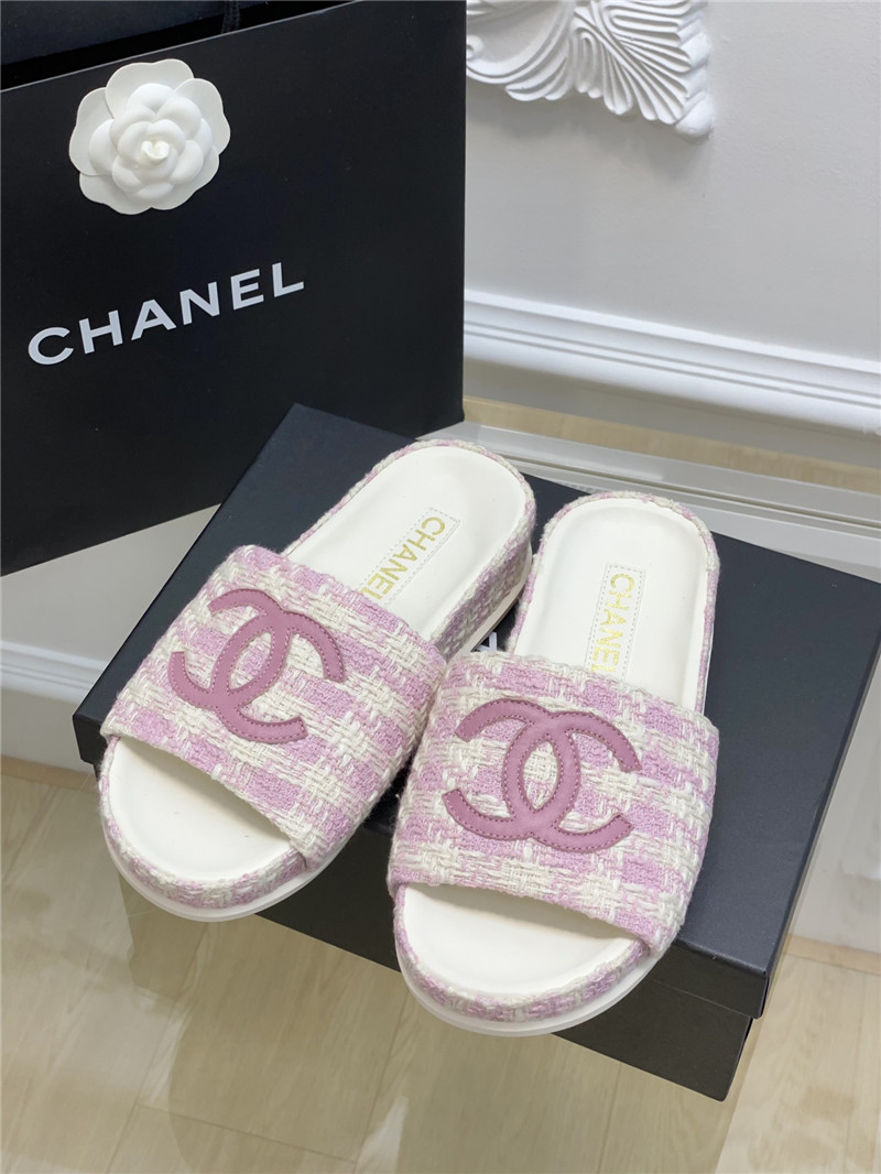 Best Replica Chanel new big Logo slippers - Colareps