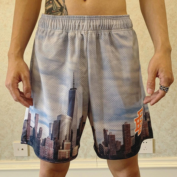 Best Replica Eric Emanuel EE logo tall buildings shorts - Colareps