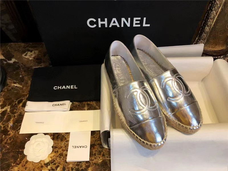 Best Replica chanel metal silver casual shoes - Colareps