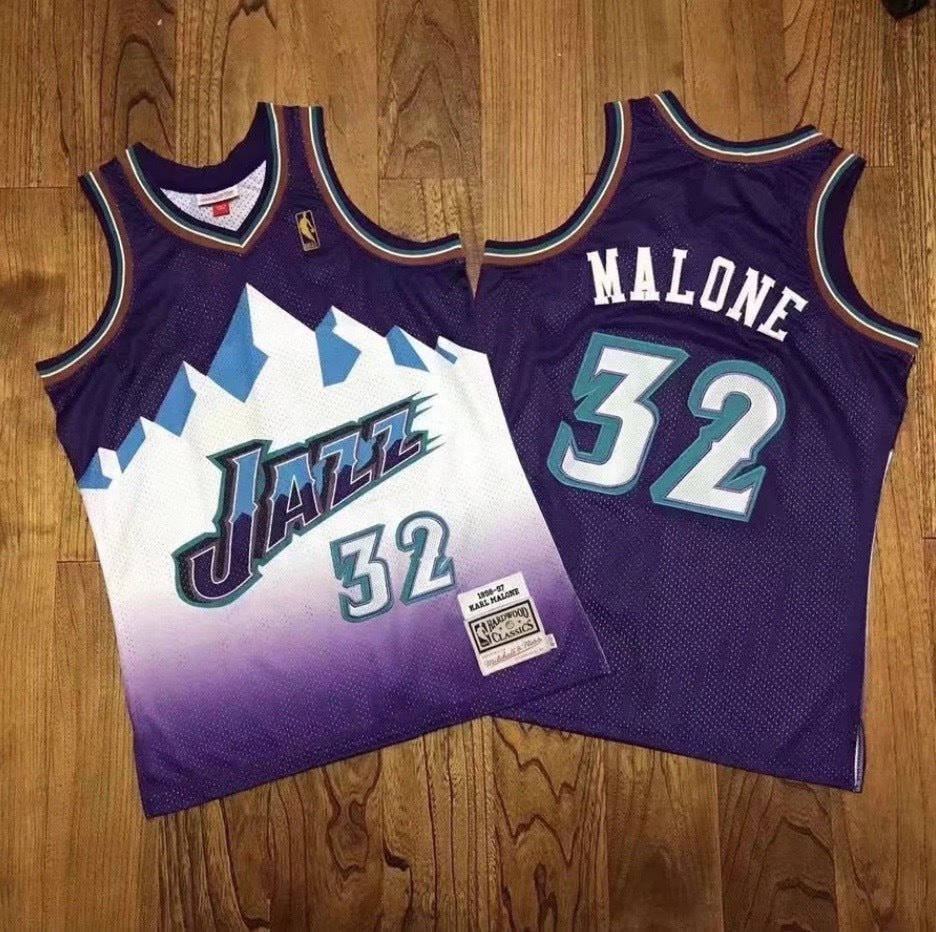 Best Replica KARL MALONE UTAH JAZZ THROWBACK JERSEY - Colareps