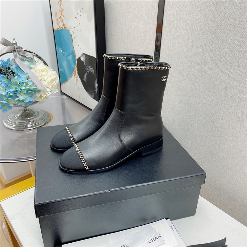 Best Replica chanel chain ankle boots - Colareps