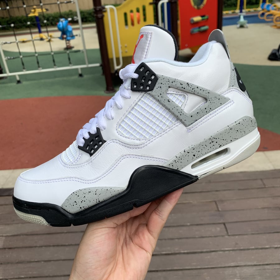 Best Replica Jordan 4 Retro White Cement Extended Size - Colareps