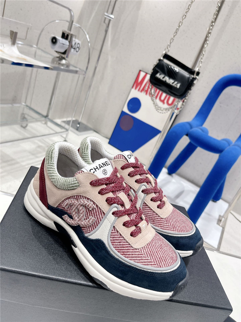 Best Replica chanel logo casual sneakers womens - Colareps