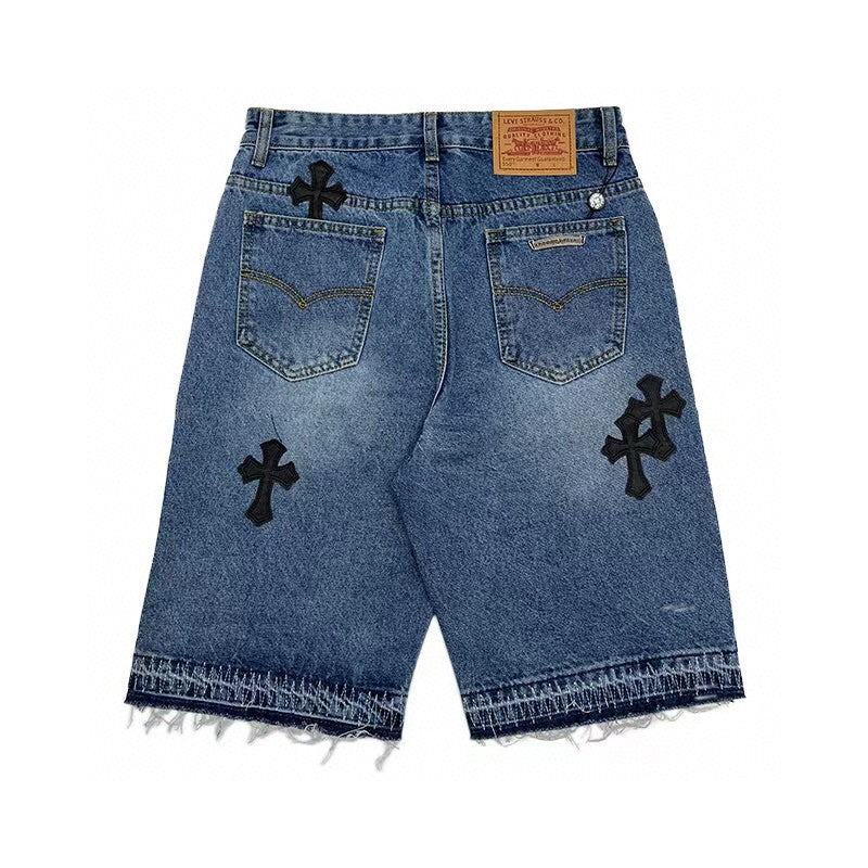 Best Replica Chrome Hearts Denim Shorts - Colareps