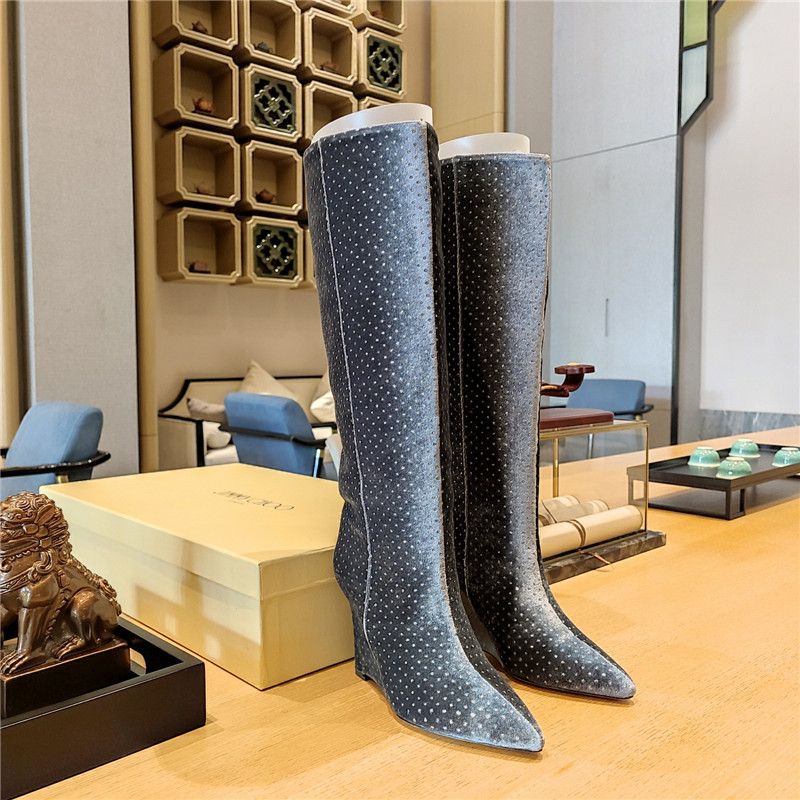Best Replica jimmy choo Dupes wedge long boots - Colareps