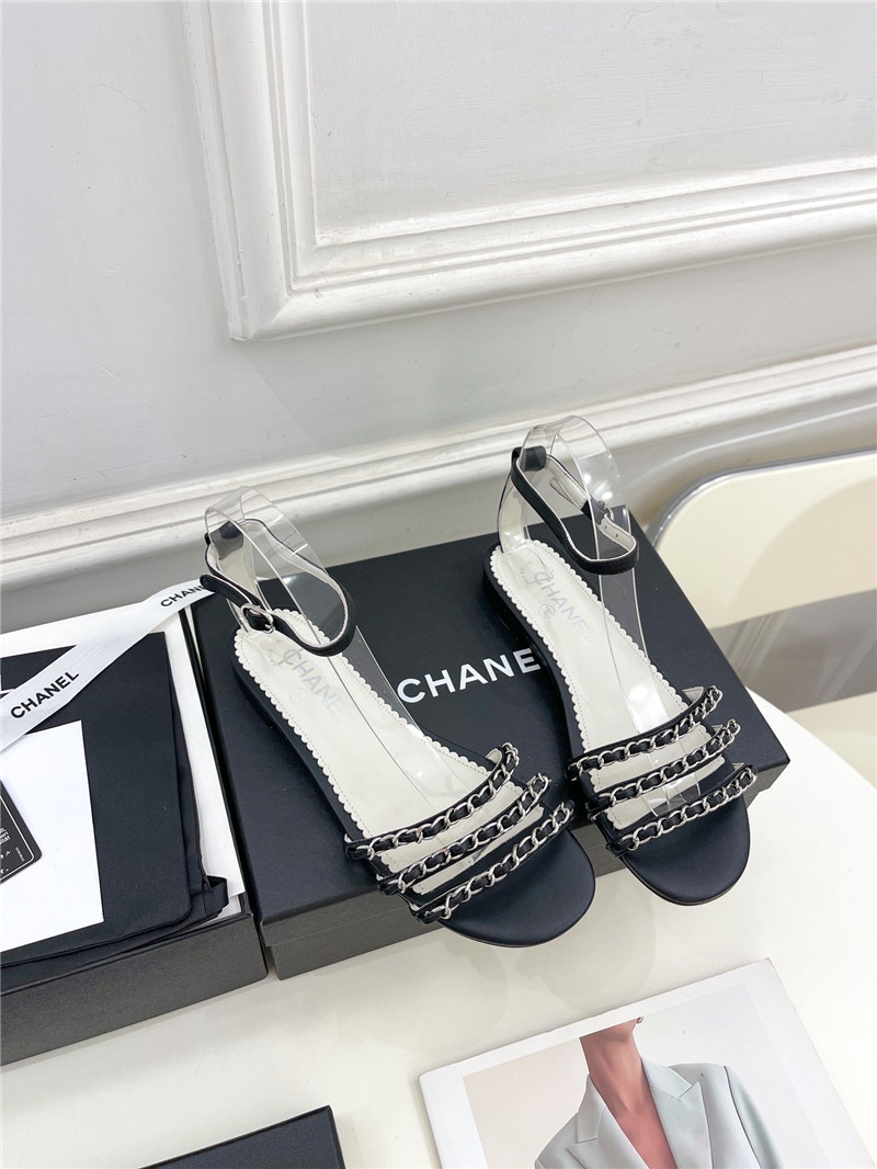 Best Replica Chanel counter catwalk style chain sandals - Colareps