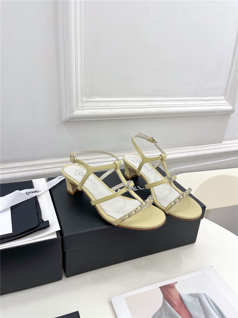 Best Replica Chanel counter catwalk style chain sandals - Colareps