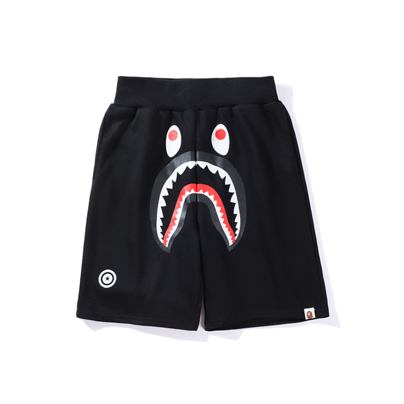 Best Replica BAPE APE Shorts Shark Black WGM Pants HDCP8675 - Colareps