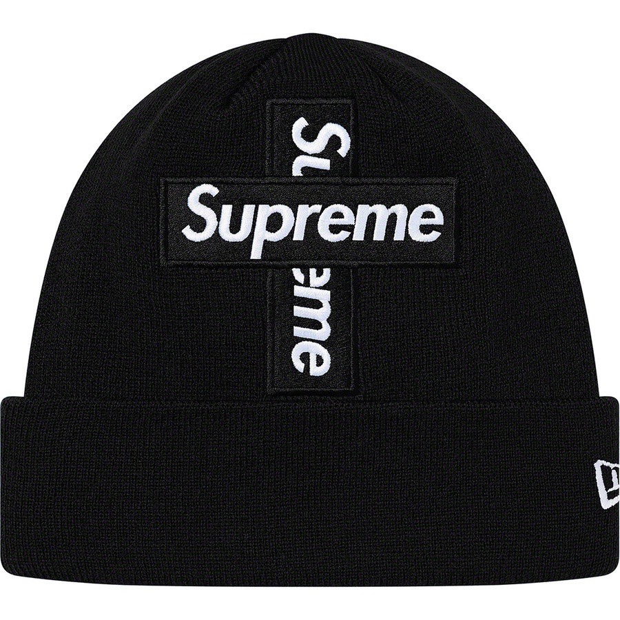 Best Replica SUPREME NEW ERA 20FW CROSS BOX LOGO BEANIE - Colareps