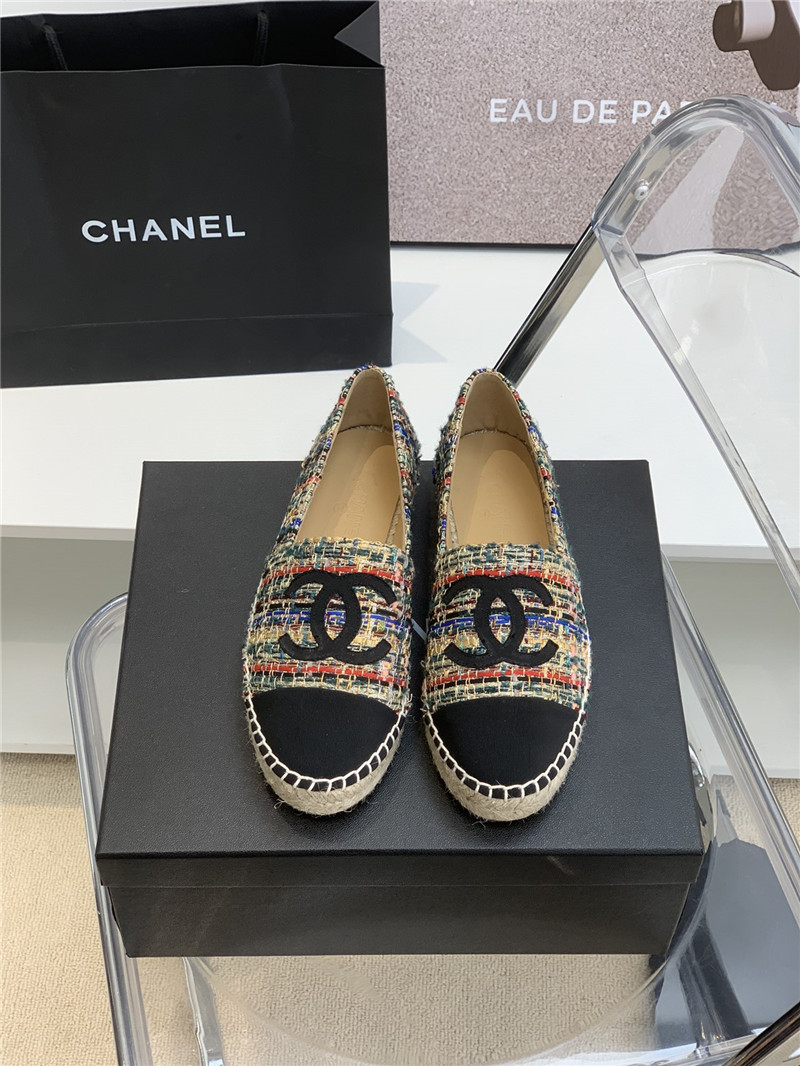 Best Replica chanel logo flat shoes - Colareps