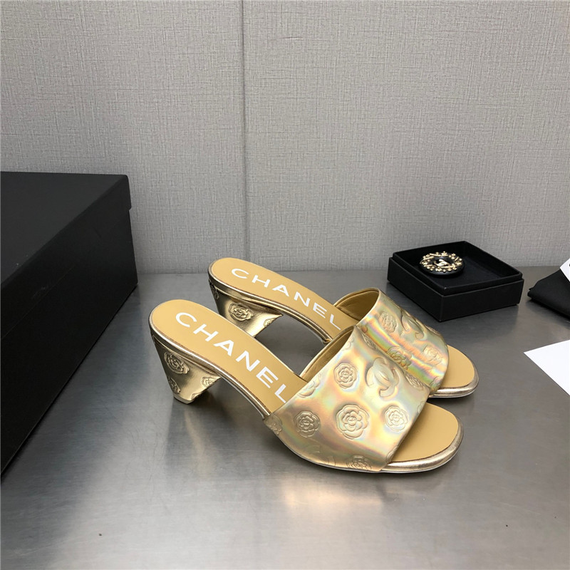 Best Replica Chanel C buckle slippers classic pearl slippers - Colareps